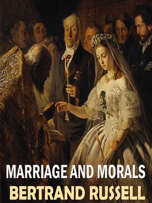 cover image of Marriage and Morals